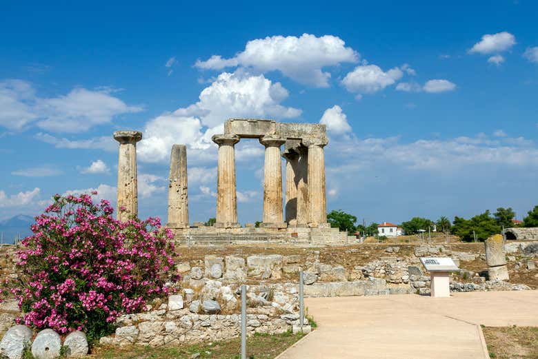 Temple of Apollo, in Ancient Corinth