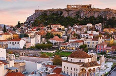 tourist map of greece